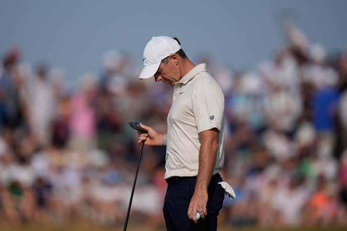 Rory Mcilroy Struggles At British Open