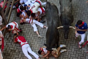 Runner Gored In Face At Spain S San Fermin Festival