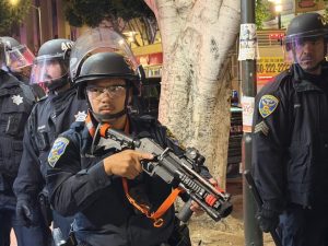 San Francisco Police Disperse July 4 Crowds