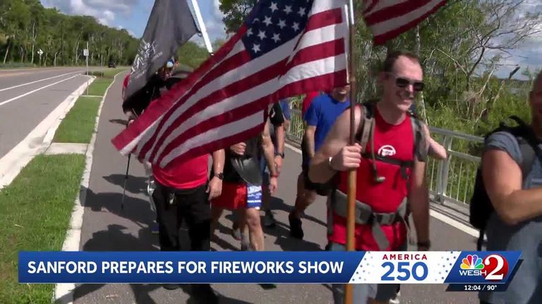 Sanford Plans Big Fireworks Show