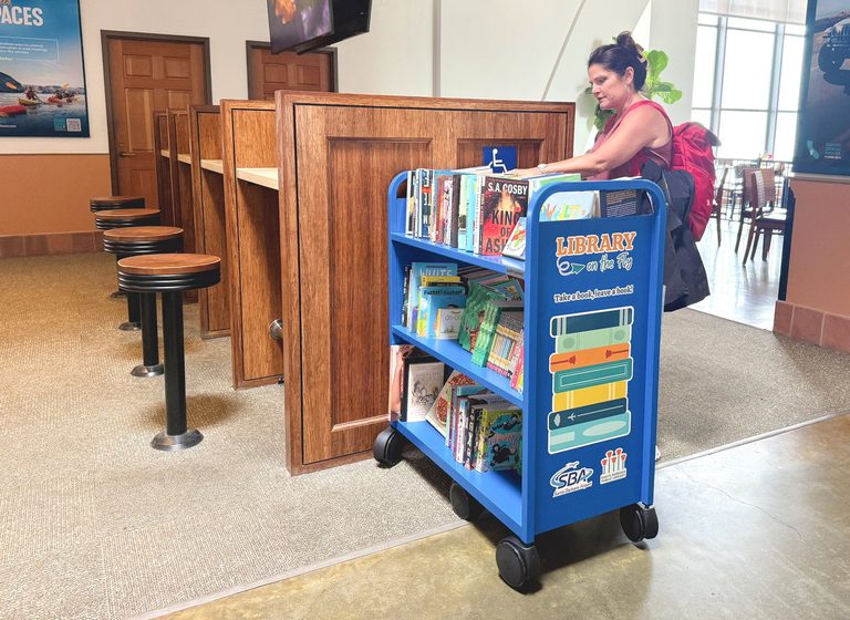 Santa Barbara Airport Launches Free Library