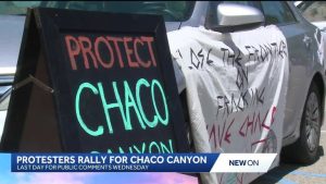 Santa Fe Protesters Oppose Changes To Chaco Canyon Protections