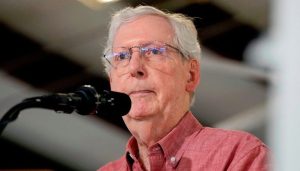 Sen Mcconnell Reveals Fall Led To Hospitalization