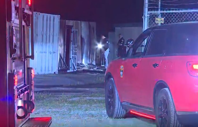 Shed Fire At Butler County Shooting Range
