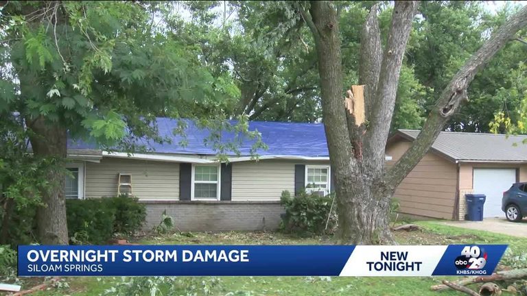 Storm Damage Hits Siloam Springs