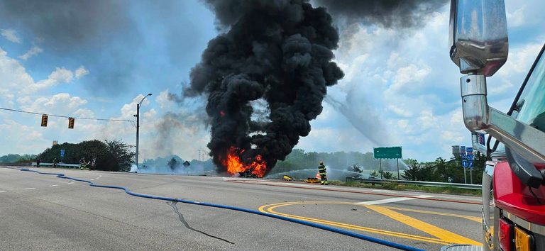 Tanker Fire Closes I 65 Ramp