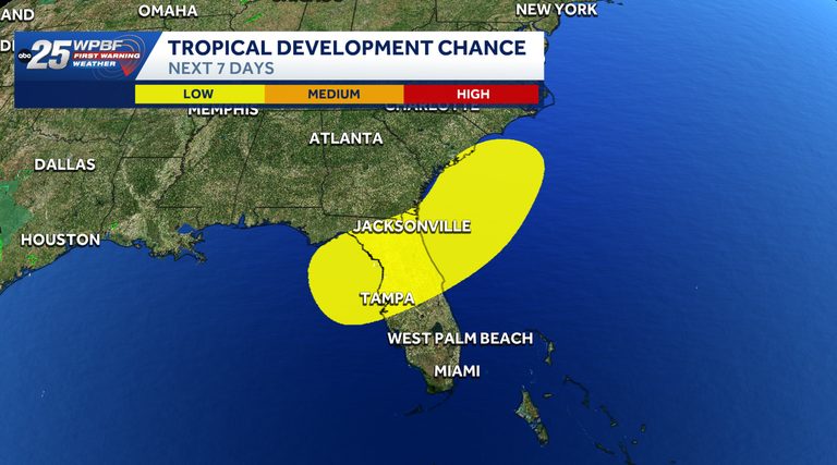 Tropical Development Possible