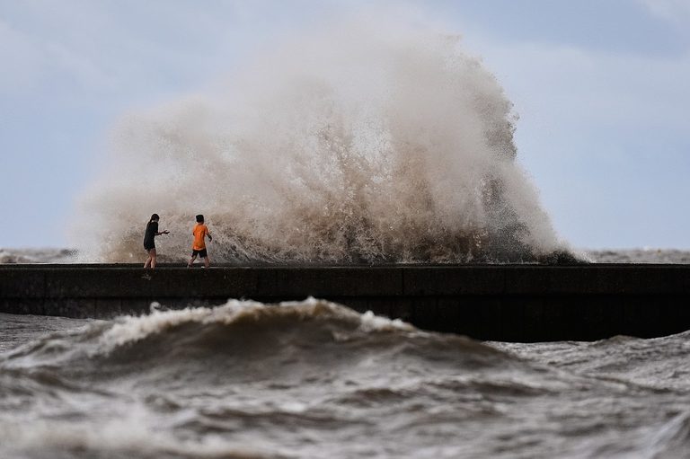 Tropical Storm Bertha Hits Louisiana