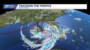 Tropical System Near Florida