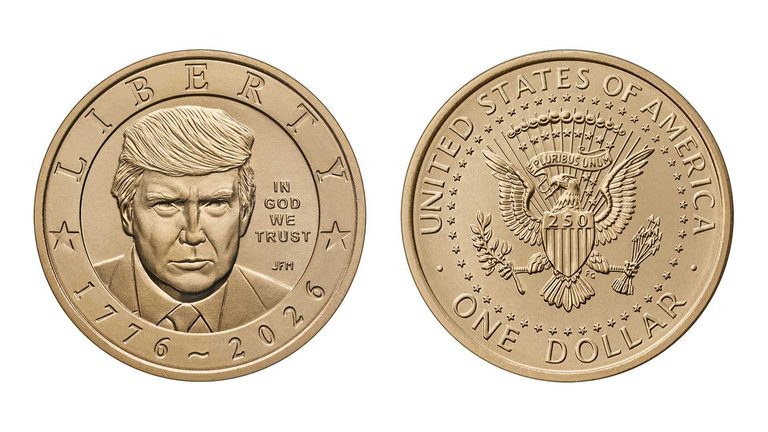 Trump S Face To Appear On New 1 Coin