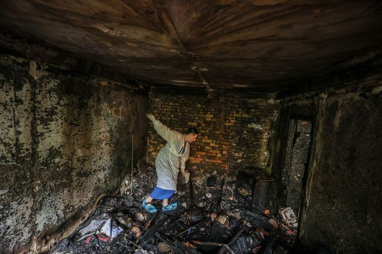 Ukrainian Family Loses Treasured Items In Russian Attack