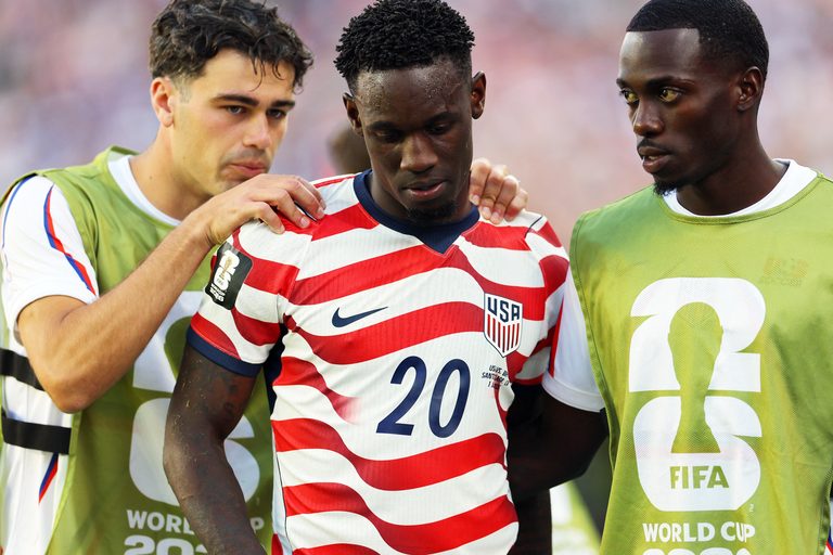 Usmnt Loses Balogun To Red Card