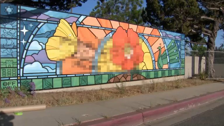 Vandals Target Jewish Center Mural