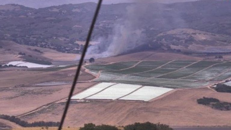 Vegetation Fire Near Highway 135