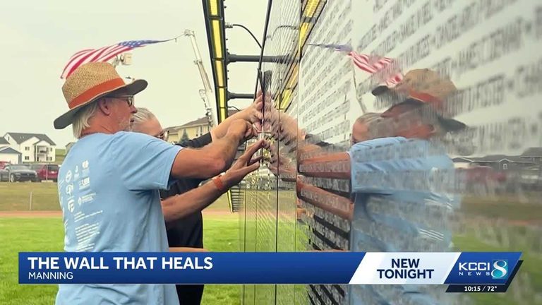 Vietnam Veterans Memorial Replica Visits Manning