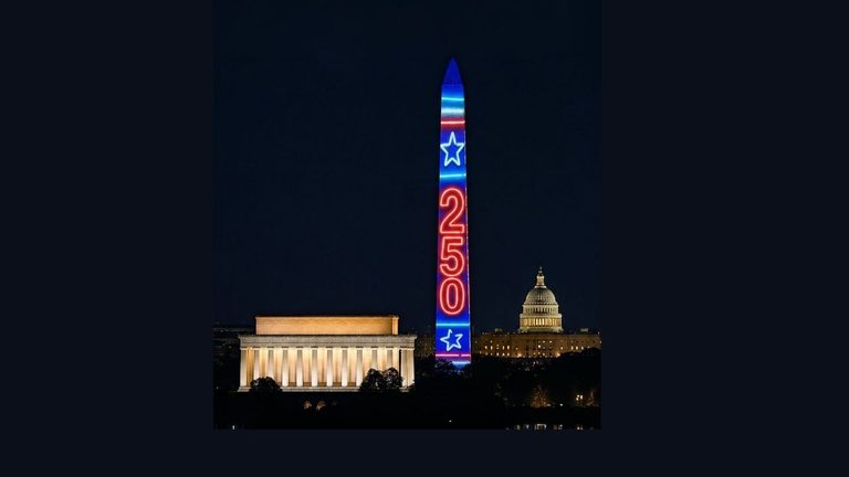 Washington Monument Projection Show