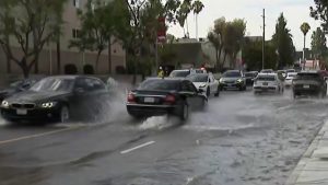Water Main Break In Studio City
