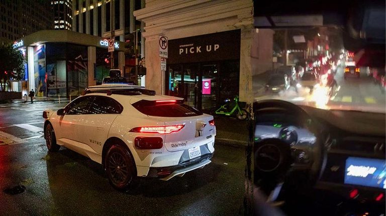 Waymo Vehicle Drives Into Fireworks In San Francisco