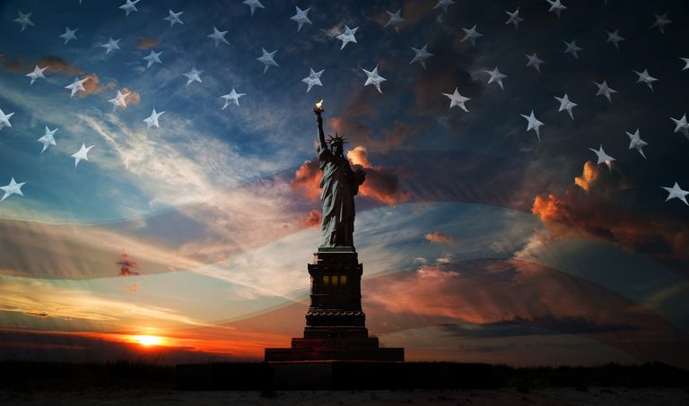 Wheatland Wyoming Features Statue Of Liberty Replica