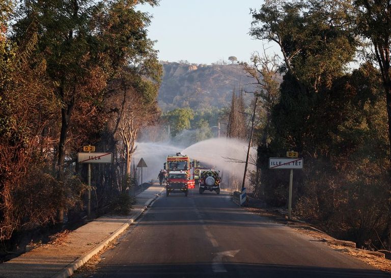 Wildfire Forces Evacuations In Southwest France