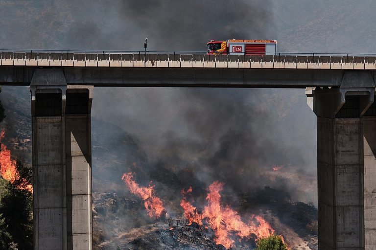 Wildfire In Spain