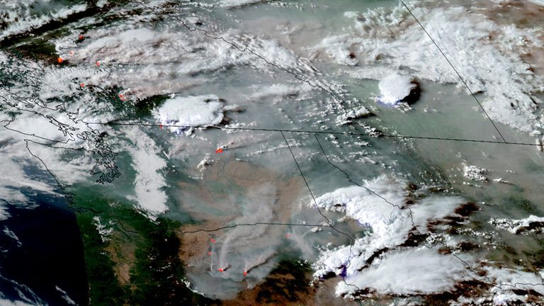 Wildfires In Oregon And Washington Impact Air Quality