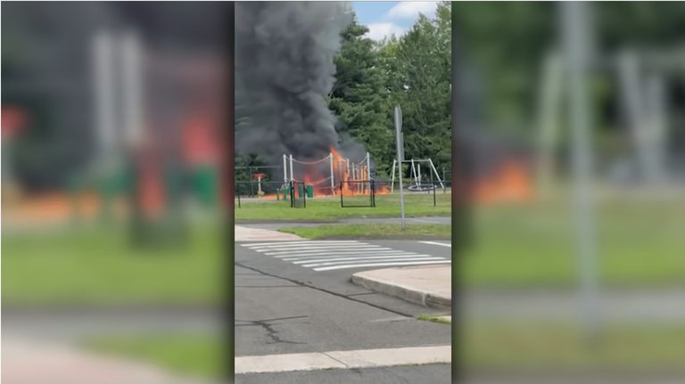 Windsor Playground Damaged By Fire