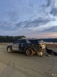 Wrong Way Driver Injures Mass Trooper