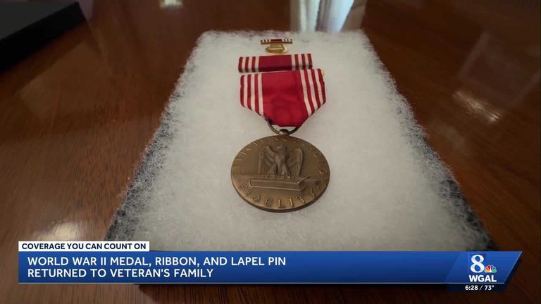 Wwii Medal Returned To Veteran S Family
