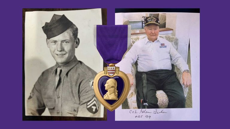 Wwii Vet Receives Purple Heart