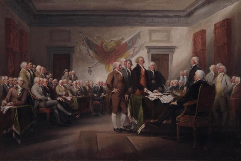 Yale Gallery Showcases Trumbull S Declaration Painting