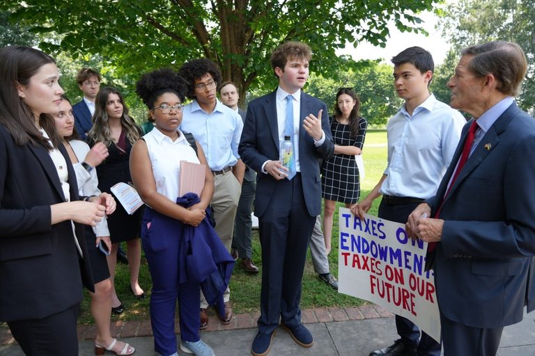 Yale Students Protest Trump Deal
