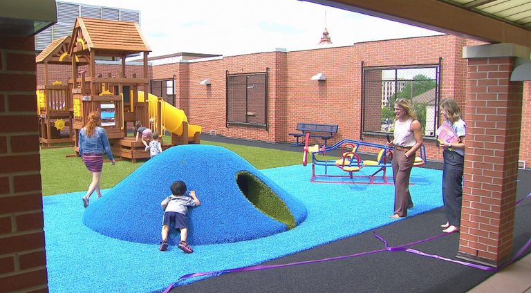 Ywca Green Bay Unveils New Rooftop Playground