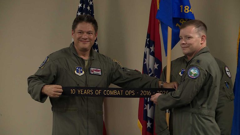 188Th Flying Razorbacks Celebrate Ten Years Of Combat Missions From Fort Smith