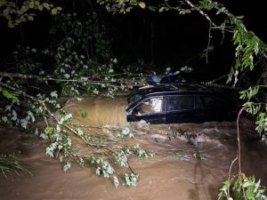2 Rescued After Attempting To Cross Flooded River