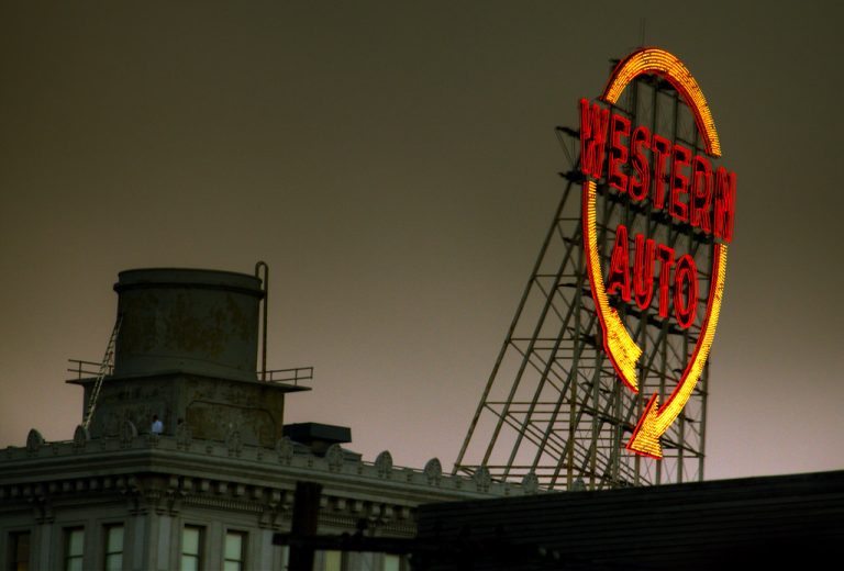 Kansas City's Beloved Western Auto Sign Lights Up the Skyline Once More