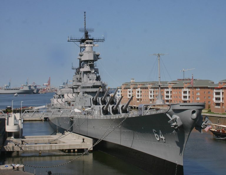 Battleship Wisconsin (BB-64) — Norfolk