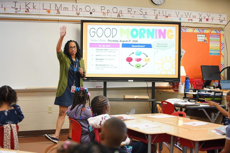 Akron Schools Welcome Students With High Fives Hugs And Renewed Purpose