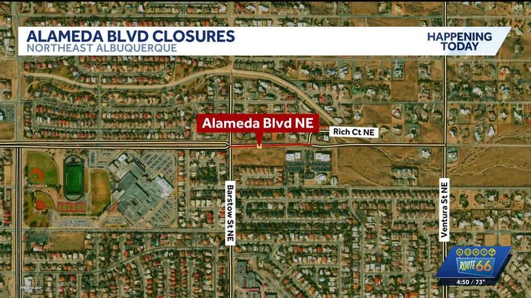 Albuquerque Begins Seven Month Alameda Boulevard Widening To Ease Traffic