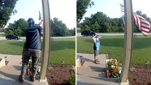 Amazon Driver Shows Respect
