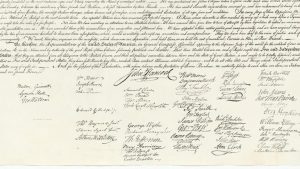 America S Founders Sign Declaration