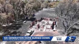 Anadarko Wildfire Destroys Six Generation Valdez Family Home