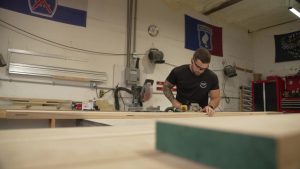 Army Veteran Finds Purpose In Woodworking Business