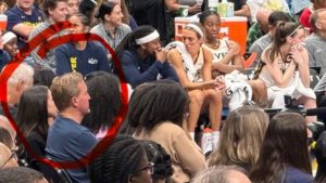 Attorney General Ken Paxton And Daughter Attend Dallas Wings Game Urging Biologi