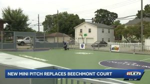 Beechmont Community Center Unveils New Mini Pitch Soccer Field
