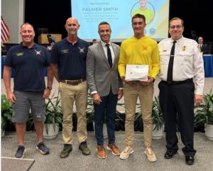 Boca Raton Mayor Honors Ocean Rescue Volunteer Palmer Smith With Inaugural Mvp A