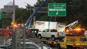 Box Truck Crash Causes Northbound I 93 Delays In Quincy