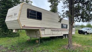 Bridger Teton National Forest Asks Public For Tips On Abandoned Camper Near Bond