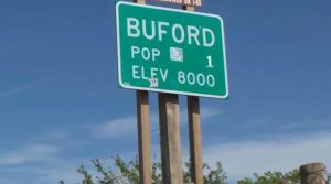 Buford Wyoming Now Officially Has No Residents