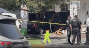Car Crashes Into Glendale Building